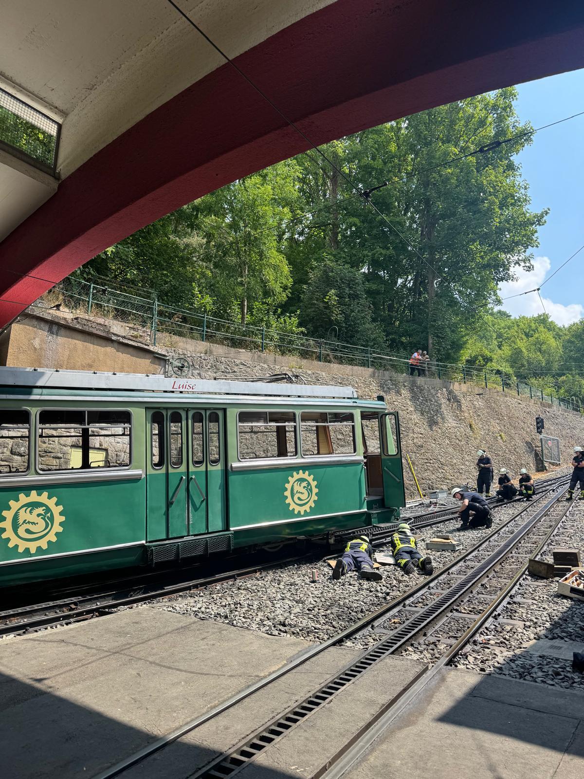 Drachenfelsbhan Weiche Zwischenfall