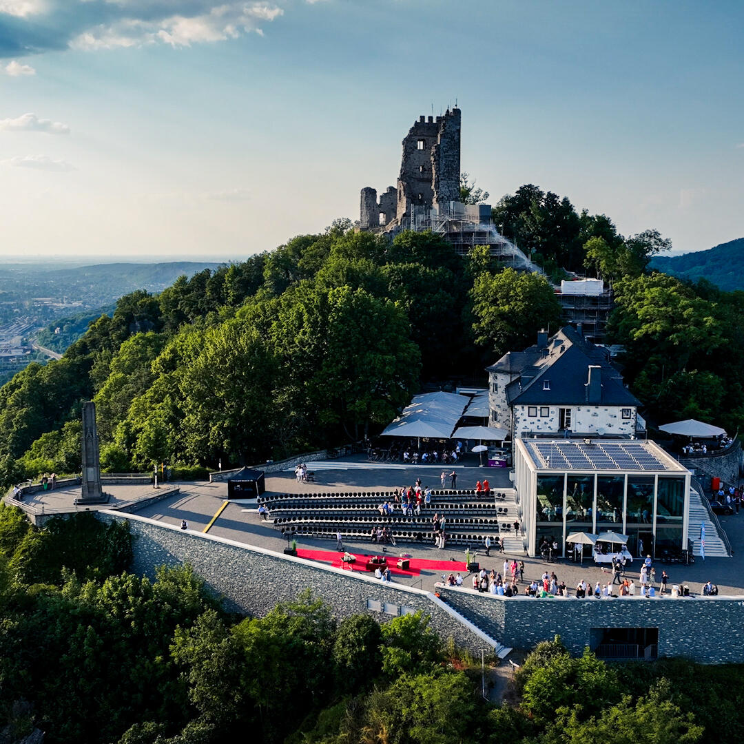 Der Drachenfels Restaurant aussenansicht
