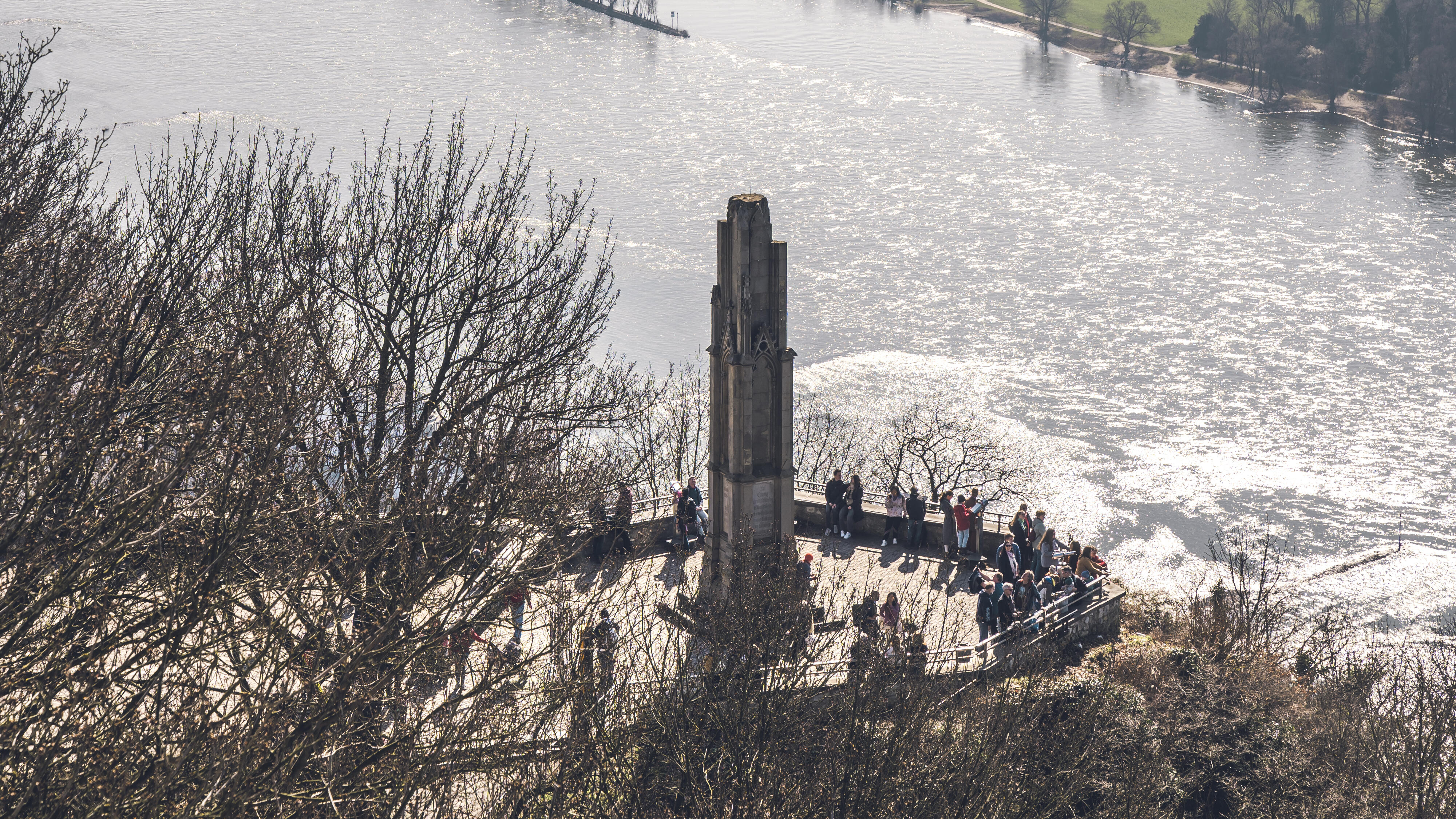 Drachenfels Runie Blick Rhein
