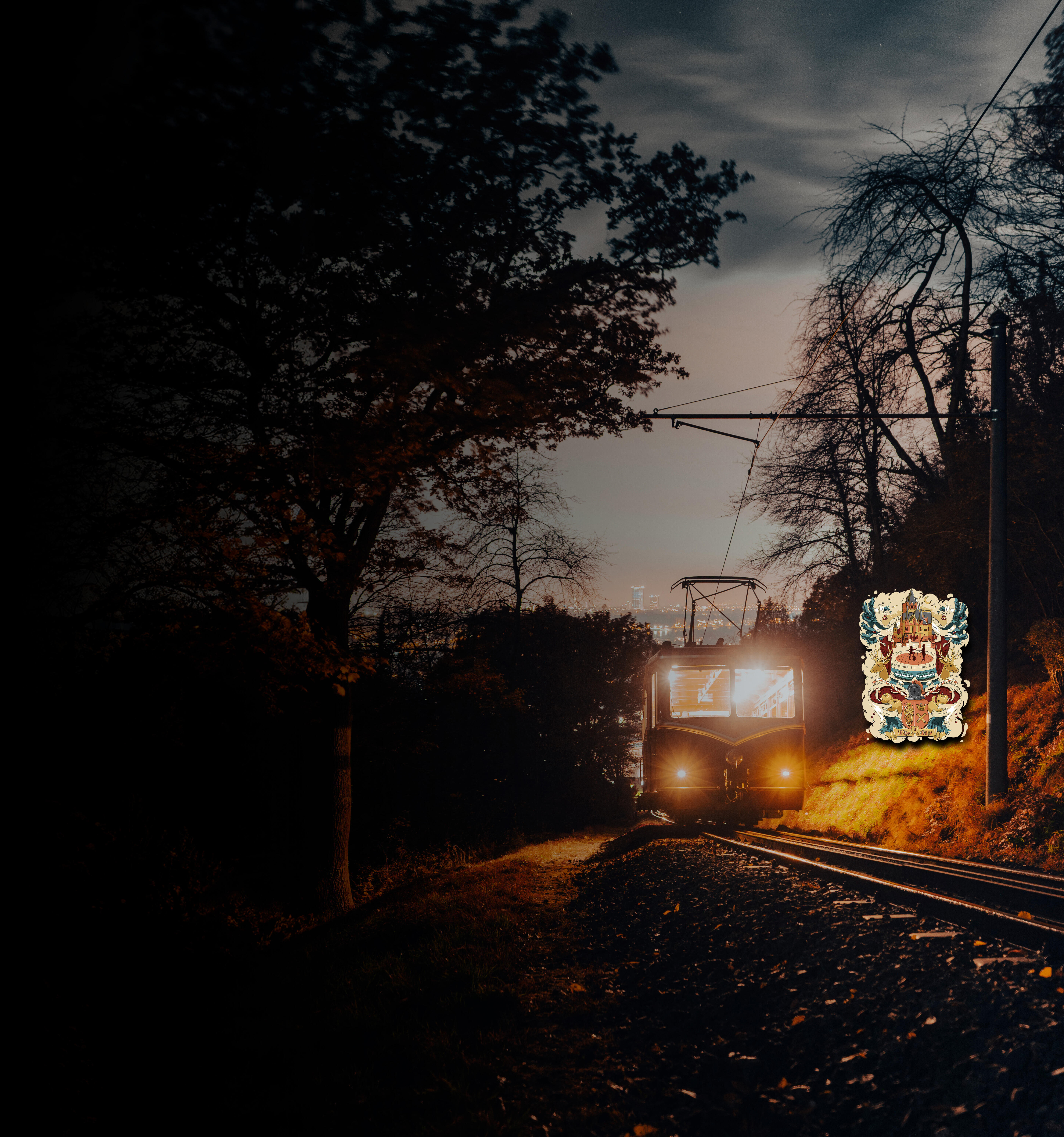 Drachenfelsbahn night ascent