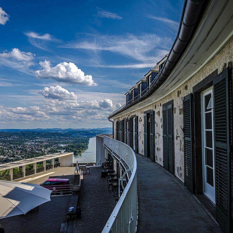 Der Drachenfels Restaurant Ausblick